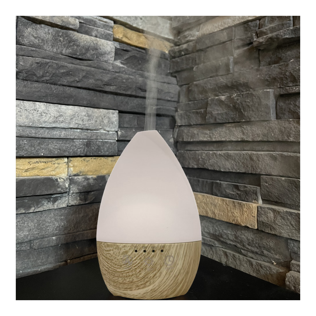 Arctic White & Light Wood Essential Oil Diffuser