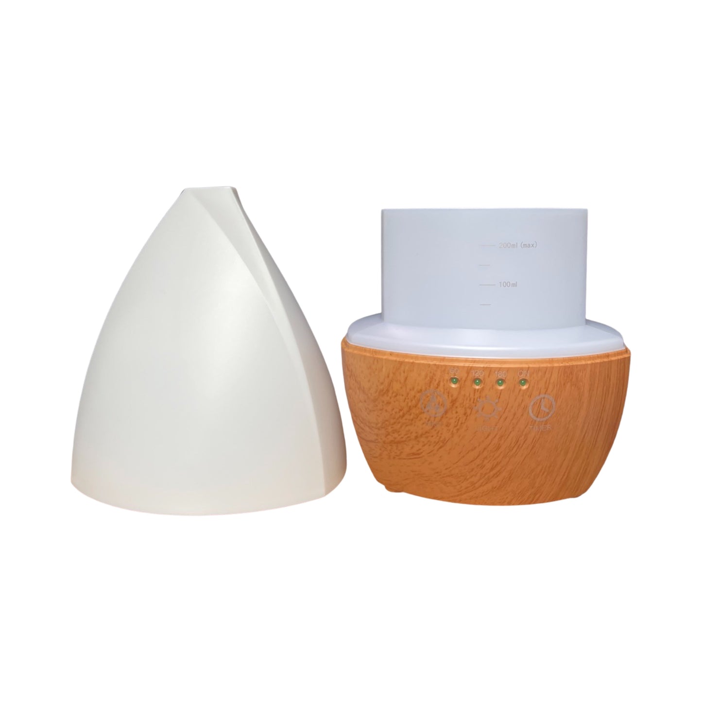 Arctic White & Dark Wood Essential Oil Diffuser